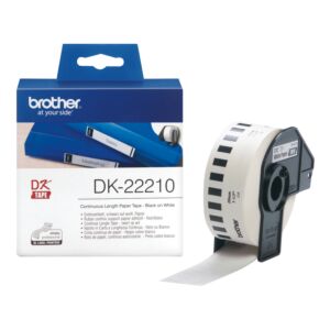 fita BROTHER DE PAPEL CONTINUO BLANCO, 29MM X 30,48M