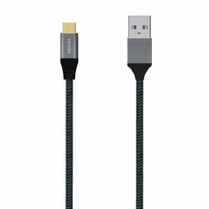 AISENS A107-0630 cabo USB 0,5 m USB 3.2 Gen 2 (3.1 Gen 2) USB C USB A Cinzento