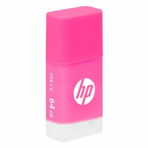 HP v168 unidade de memória USB 64 GB USB Type-A 2.0 Rosa