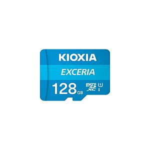 MICRO SD KIOXIA 128GB EXCERIA UHS-I C10 R100 com ADAPTADOR